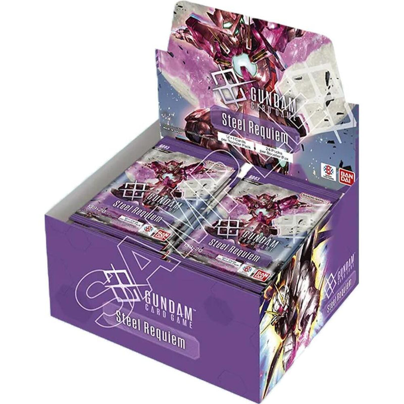 Gundam Card Game: Steel Requiem Booster Display