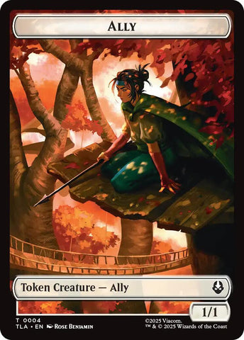 Ally (0004) // Clue (0015) Double-Sided Token [Avatar: The Last Airbender Tokens]