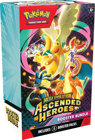 Pokemon: Mega Evolutions Ascended Heroes Booster Bundle