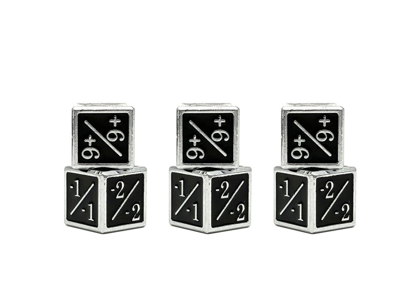 Norse Foundry Card Game Counters - D6 - Metal