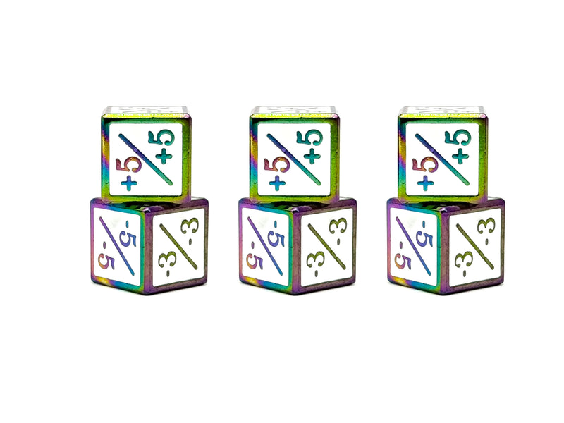 Norse Foundry Card Game Counters - D6 - Metal