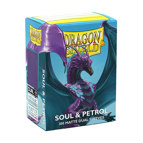Dragon Shield Matte Dual Sleeves: Soul & Petrol