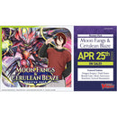 Cardfight Vanguard: Moon Fangs & Cerulean Blaze Booster Display