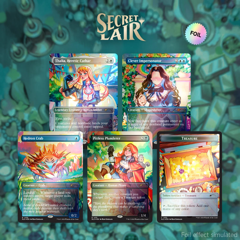 MTG Secret Lair: Pick 'em and Stick 'em, Foil Edition