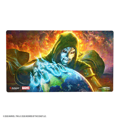 Playmat: MTG Shiny- Marvel Super Heroes- Doom Reigns Supreme