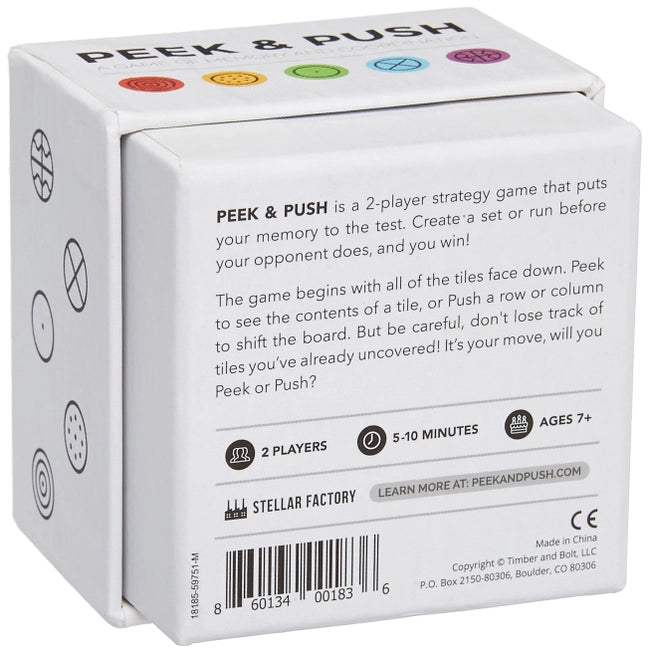 Peek & Push: A Game of Memory & Coordination