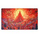 Playmat: Stained Glass- Burning Mountain