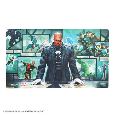 Playmat: MTG Prime- Marvel Super Heroes- Director Nick Fury