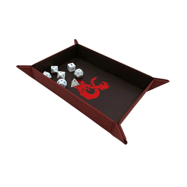 D&D Dice Tray: Foldable Red & Black