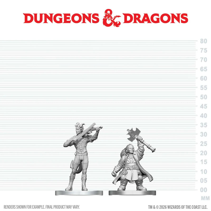 Tiefling Bard & Dwarf Cleric