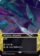 Crystal Quarry (0100) (Borderless) (Galaxy Foil) [Edge of Eternities: Stellar Sights]