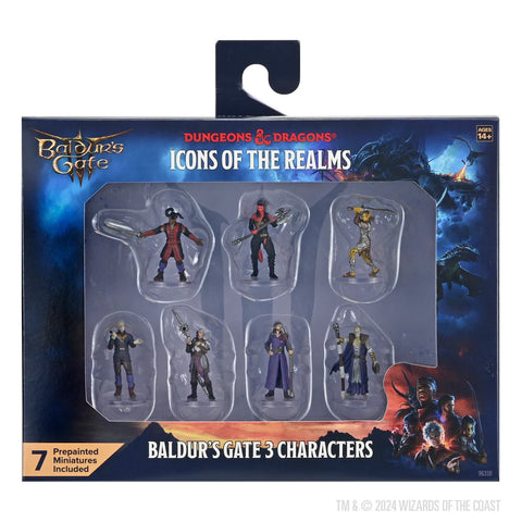 D&D Icons of the Realms: Baldur's Gate 3 - Character Miniatures- Boxed Set