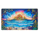 Playmat: Stained Glass- Hidden Island