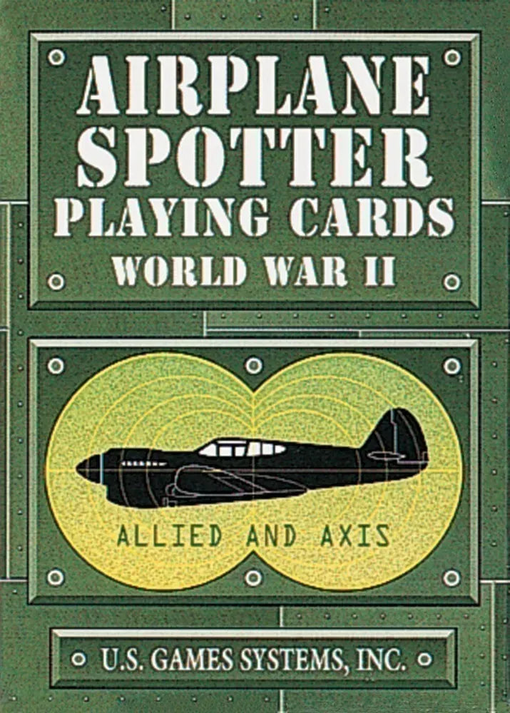 WWII Airplane Spotter Playing Cards Deck