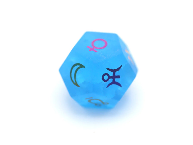 Glass Astrology Dice