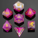 Dragon's Hoard Gemstone Polyhedral Dice Set