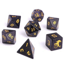 Dragon's Hoard Gemstone Polyhedral Dice Set