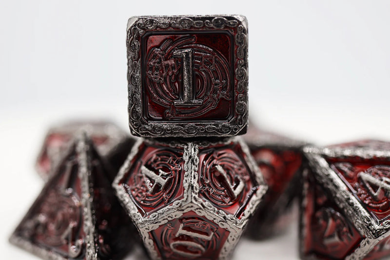 Bardic Song: Mezzo - Metal RPG Dice Set