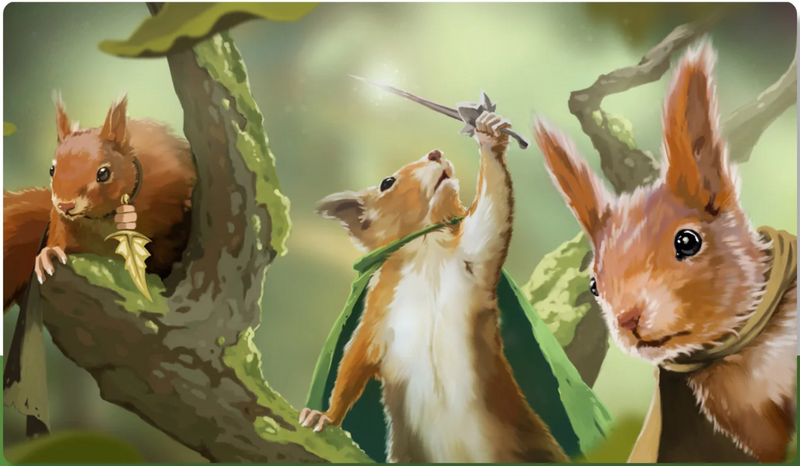 CnC Squirrel Playmat