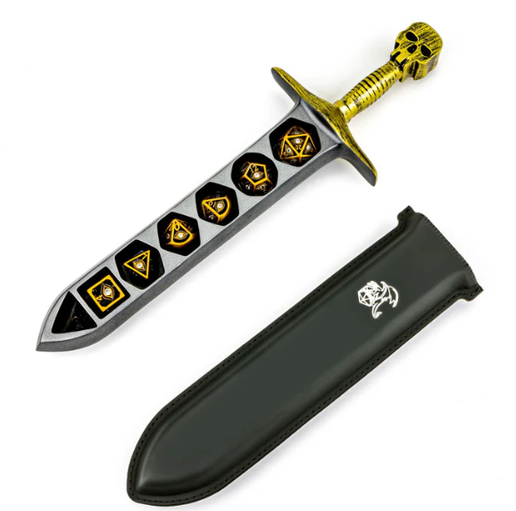 Grim Dagger Dice Case w/ Sheath