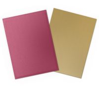 Dragon Shield Matte Dual Pomegranate/Gold Sleeves