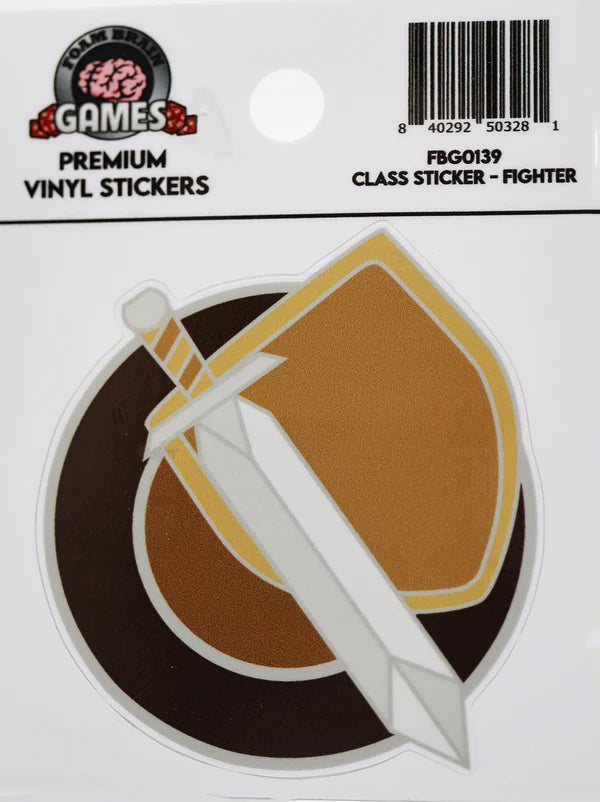 Foam Brain Class Stickers