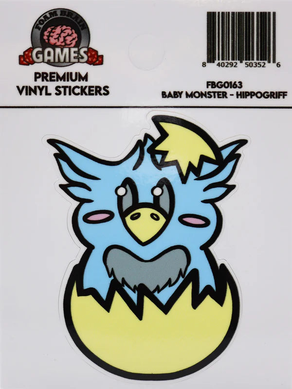 Foam Brain Baby Monster Stickers