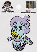 Foam Brain Baby Monster Stickers