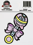 Foam Brain Baby Monster Stickers