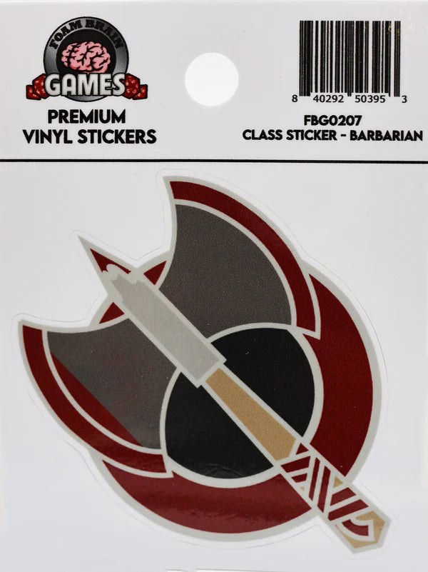 Foam Brain Class Stickers