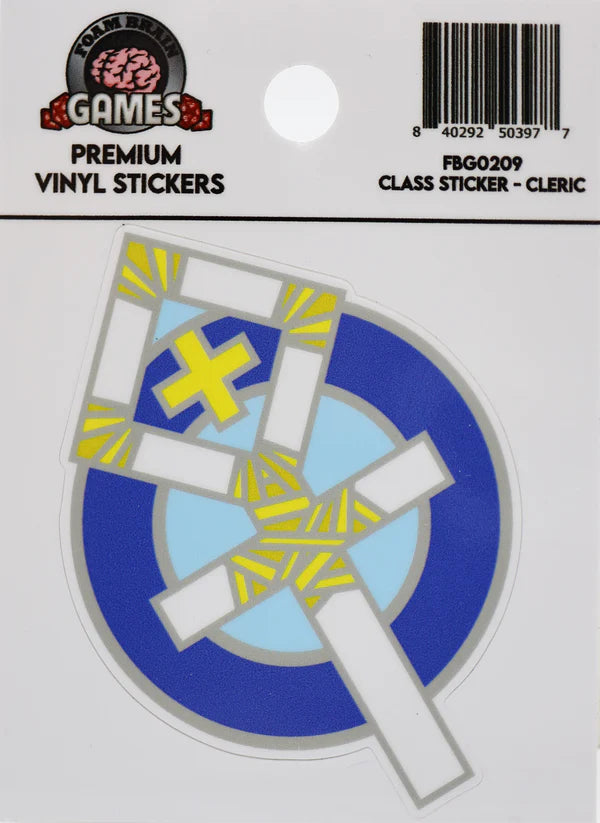 Foam Brain Class Stickers