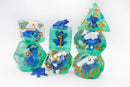 DARK BLUE FROG RPG DICE