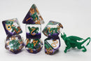 Young Green Dragon RPG Dice Set