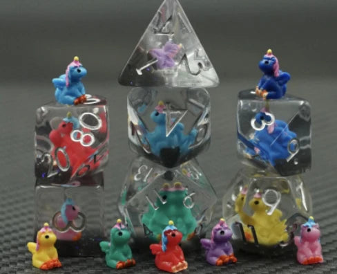 Unicorn Party RPG Dice Set