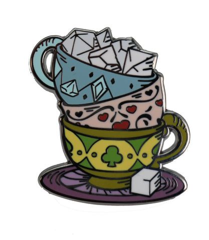 Alice's Adventures in Diceland: Party of Tea - Enamel Pin