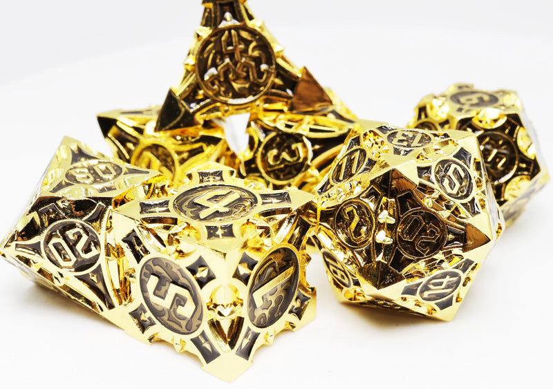 Quiver of Arrows: Imperial Gold Arrow - Metal RPG Dice Set