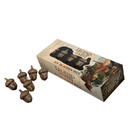 Legend in the Mist D6 Acorn Dice