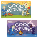 Playmat: Fallout: Vault Boy: Good Morning/Good Evening Double Sided