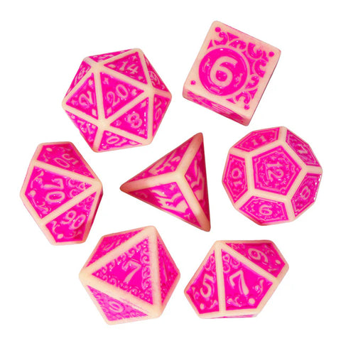 Motif: Fuscia Depths RPG Dice Set