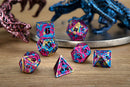 Hollow Metal Wyvern Dice Set