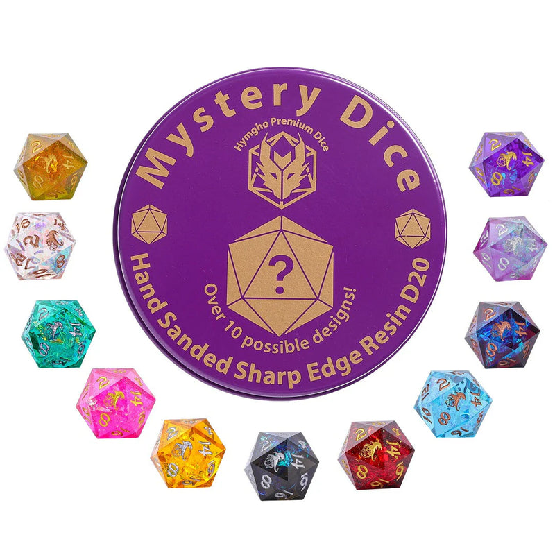 Quest's Reward Mystery Dice - Sharp Resin D20s