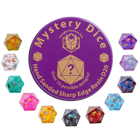 Quest's Reward Mystery Dice - Sharp Resin D20s