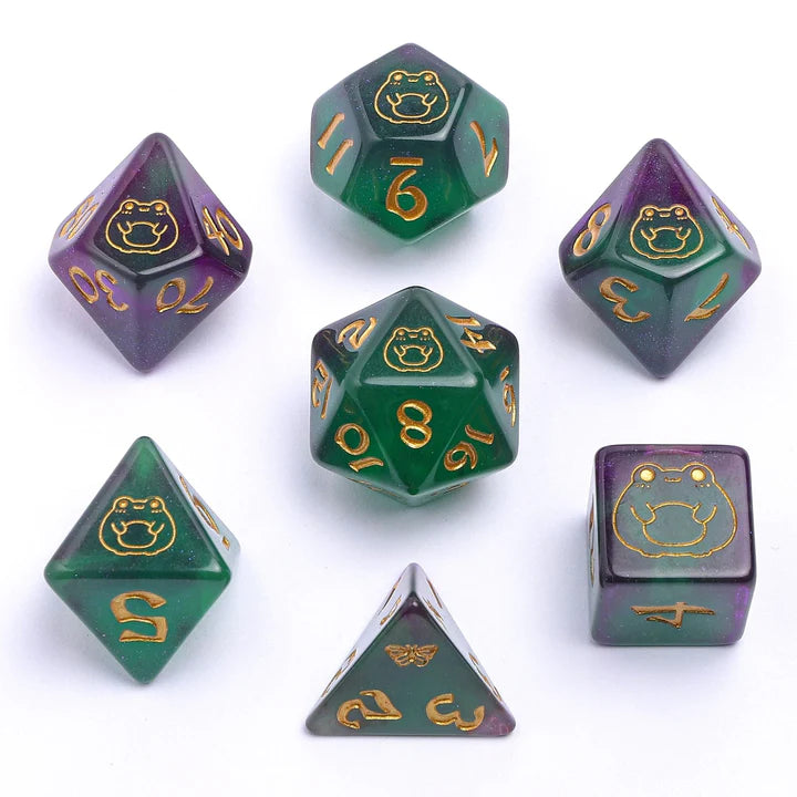 Wyrmforged Rollers - Rounded Plastic Polyhedral Dice