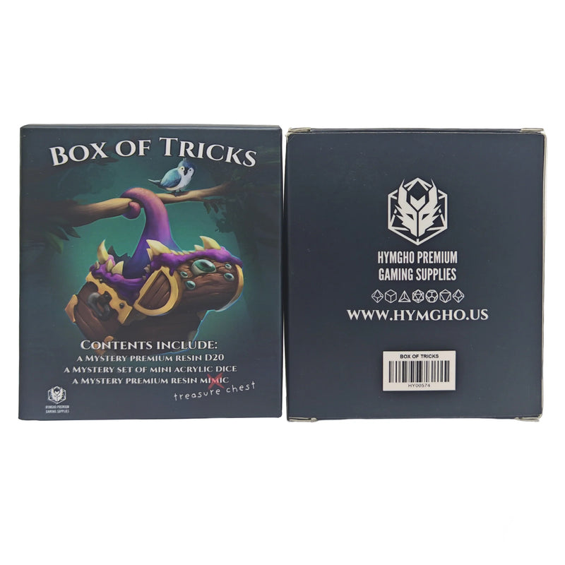 Box of Tricks - Mystery Mini Dice, D20, and Resin Mimic