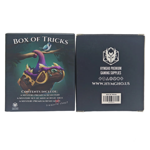 Box of Tricks - Mystery Mini Dice, D20, and Resin Mimic