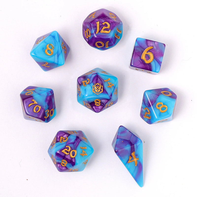 Wyrmforged Rollers - Rounded Plastic Polyhedral Dice