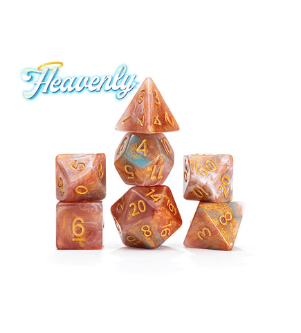 7- Dice Set: Aether Dice- Heavenly