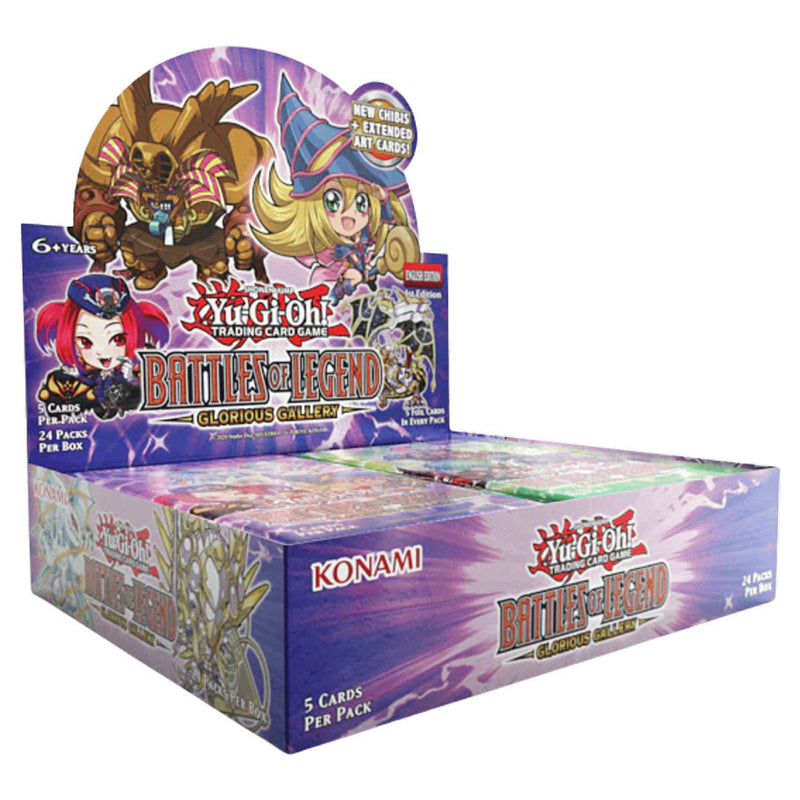 Yu-Gi-Oh: Battles of Legend - Glorious Gallery Booster Display