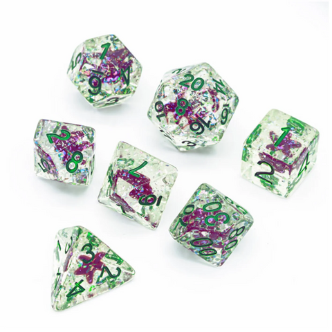OCEAN SPARKLE STARFISH RPG DICE