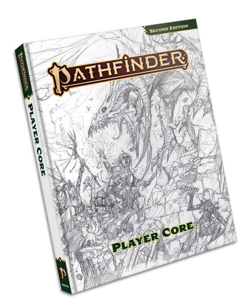 Pathfinder 2nd Edition: Player Core Rulebook Sketch Cover